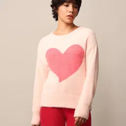 Only Pink Regular Fit Pullover image 2