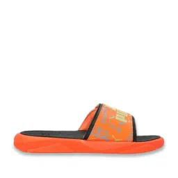 Puma Rickie Orange Royalcat Comfort Jr Unisex Youth Orange Slides-picture-14