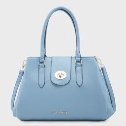 Caprese Faux leather Powder Blue Women Stachel Handbag image 2