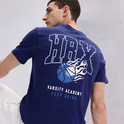 HRX by Hrithik Roshan Men Brand Logo Printed T-shirt-picture-16