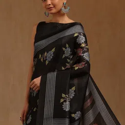 Soch Floral Art Silk Saree image 4