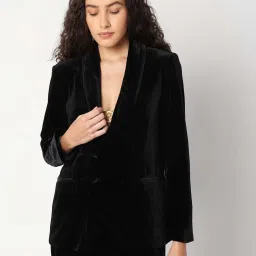 Vero Moda Black Regular Fit Blazer image 2