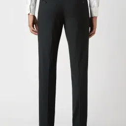 Van Heusen Grey Slim Fit Printed Trousers image 2