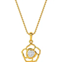Kisna Diamond & Gold Jewellery 14k Samrina Diamond Pendant-picture-21