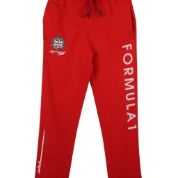 Monte Carlo Kids Bright Red Graphic Print Trackpants image 1