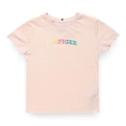 Tommy Hilfiger Whimsy Pink Regular Fit T-Shirt-image-81