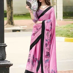 Mitera Floral Satin Saree-picture-30