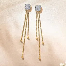 P.N.Gadgil Jewellers Modern Yellow Gold & Diamond Drops & Dangler Earring-picture-14