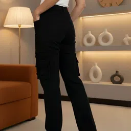 OMG CREATION Women Relaxed Fit Mid-Rise Stretchable Jeans image 4