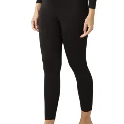 Amante Black Solid Leggings image 3