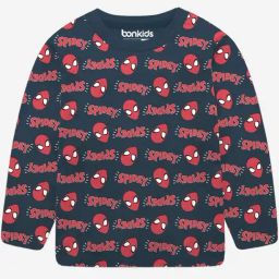 Bonkids Boys Round Neck Long Sleeves Applique Cotton T-Shirt-picture-12