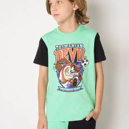 Jack & Jones Junior Green Graphic Print T-Shirt-picture-40