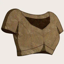 Anjaneya Sarees Black Silk Woven Saree With Unstitched Blouse image 4