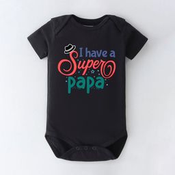 BLUSHES Infants Father's Day Theme Printed Pure Cotton Bodysuit-picture-9