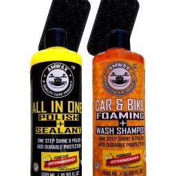 Amwax A500W500FM2 Multicolor Car and Bike Polish & Foaming Shampoo 1000ml-picture-13