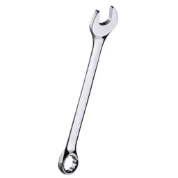 Ajay 9 mm Chrome Vanadium Steel Matt Finish Recessed Pattern Combination Spanner, AJ-107-image-0