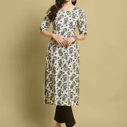 7Threads Pack of 6 Women Ethnic Motifs Printed Thread Work Floral Crepe Kurta-picture-17
