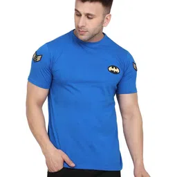 Blisstone Round Neck Applique Slim Fit Cotton Casual T-shirt-picture-26