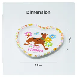 HOOM Melamine Heart shaped Plate -Scooby Doo image 2