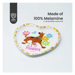 HOOM Melamine Heart shaped Plate -Scooby Doo image 3