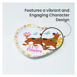 HOOM Melamine Heart shaped Plate -Scooby Doo image 4
