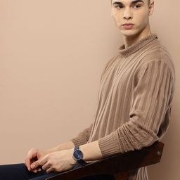 INVICTUS Men Ribbed Acrylic Pullover-picture-1