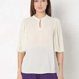 Vero Moda White Regular Fit Top image 2