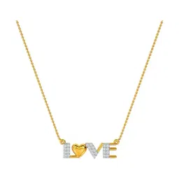 Kisna Diamond & Gold Jewellery 18k Ekiya Diamond Pendant with Chain-picture-25