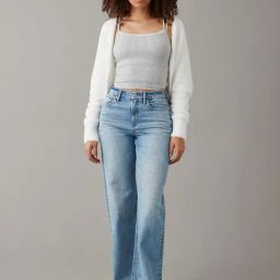 American Eagle Blue Cotton Solid Jeans-picture-43
