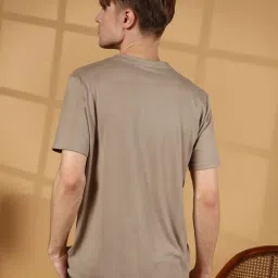 Campus Sutra Grey Regular Fit T-Shirt image 2