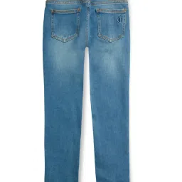 Gini & Jony Kids Blue Solid Jeans image 2