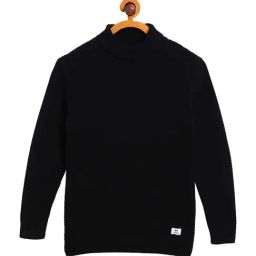 Octave Kids Black Cotton Sweater-picture-28