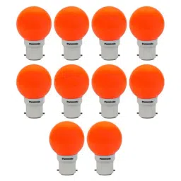 Panasonic 92853RD 0.5W B22 Night Light Spherical LED Bulb - Pack of 10 (Red)-picture-11