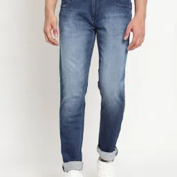 Cantabil Blue Heavily Washed Jeans-image-51