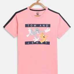 Octave Kids Pink Cotton Printed T-Shirt-picture-16