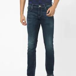 Celio* Navy Cotton Skinny Fit Jeans-image-92