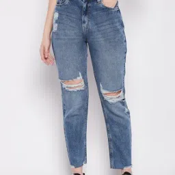 MADAME Navy Mid Rise Jeans-picture-16