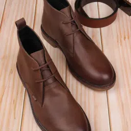 EZOK Men's Brown Chukka Boots-picture-30