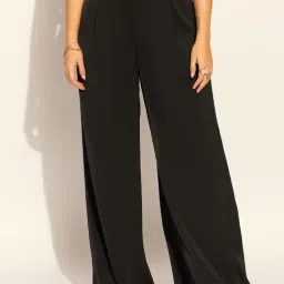 Powersutra Black Plain Trouser-picture-25