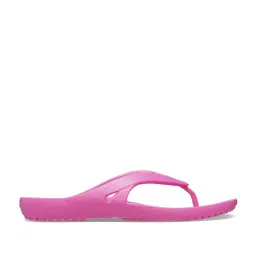 Crocs Women's KadeeII Electric Pink Flip Flops image 2