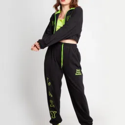 zink london zink Z Black Printed Full Sleeves Jacket image 4