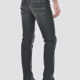 NUMERO UNO Washed Black Faded Mid Rise Slim Fit Solid Stretchable Jeans image 2