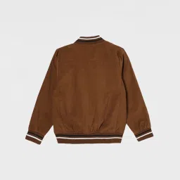 Fame Forever by Lifestyle Boys Brown Cotton Self Jacket image 2