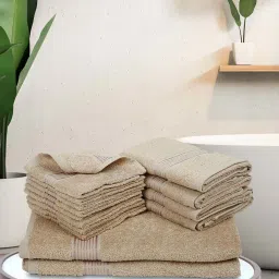 Bianca D`ROSS Brown Cotton 400 GSM Towel Set image 1