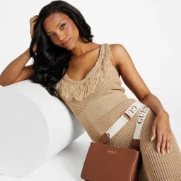 Guess Women Brown Satchel image 2