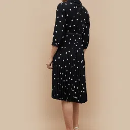 Code by Lifestyle Black Printed Dress image 2