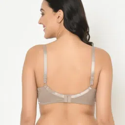Curvy Love Brown Under-Wired Non Padded Half Coverage Bra image 2