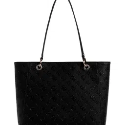 Guess Black Printed Gerty Noel Tote Bag image 2