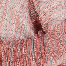 Fabindia Geometric Printed Cotton Silk Dupatta image 3