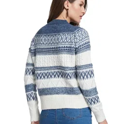 METTLE Grey Printed Regular Fit Pullover image 2